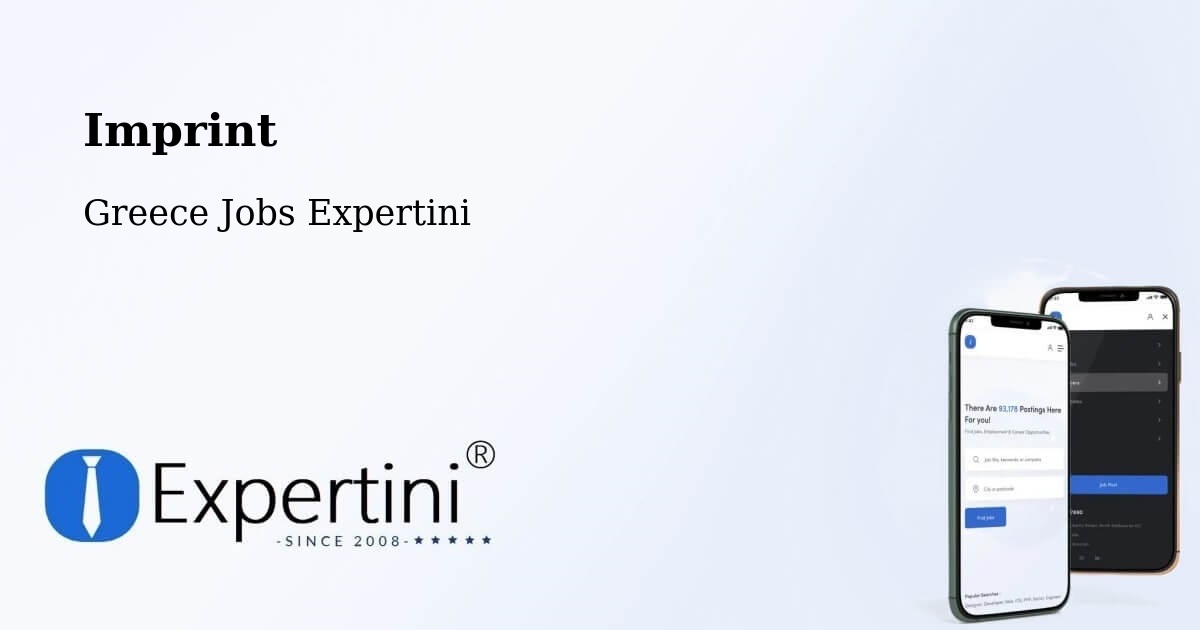 Imprint – Stános - Greece Jobs Expertini