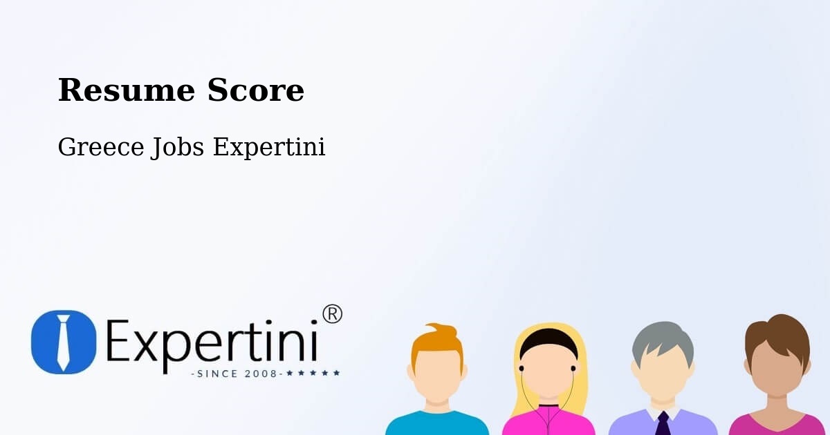 Resume Score & Job Description Match Tool – Stános - Greece Jobs Expertini